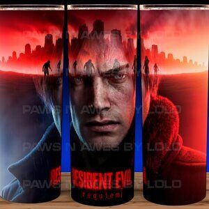 Resident Evil Requiem Leon Kennedy Racoon City Cup Mug Tumbler 20oz